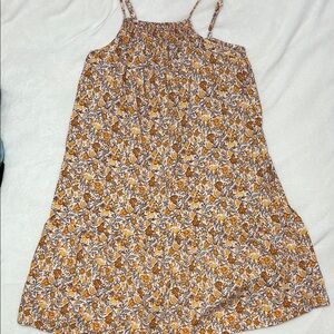 Old Navy Cream Spaghetti Strap Sundress Casual